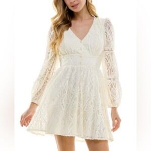 Brand new City Studio Juniors Crochet Lace Dress